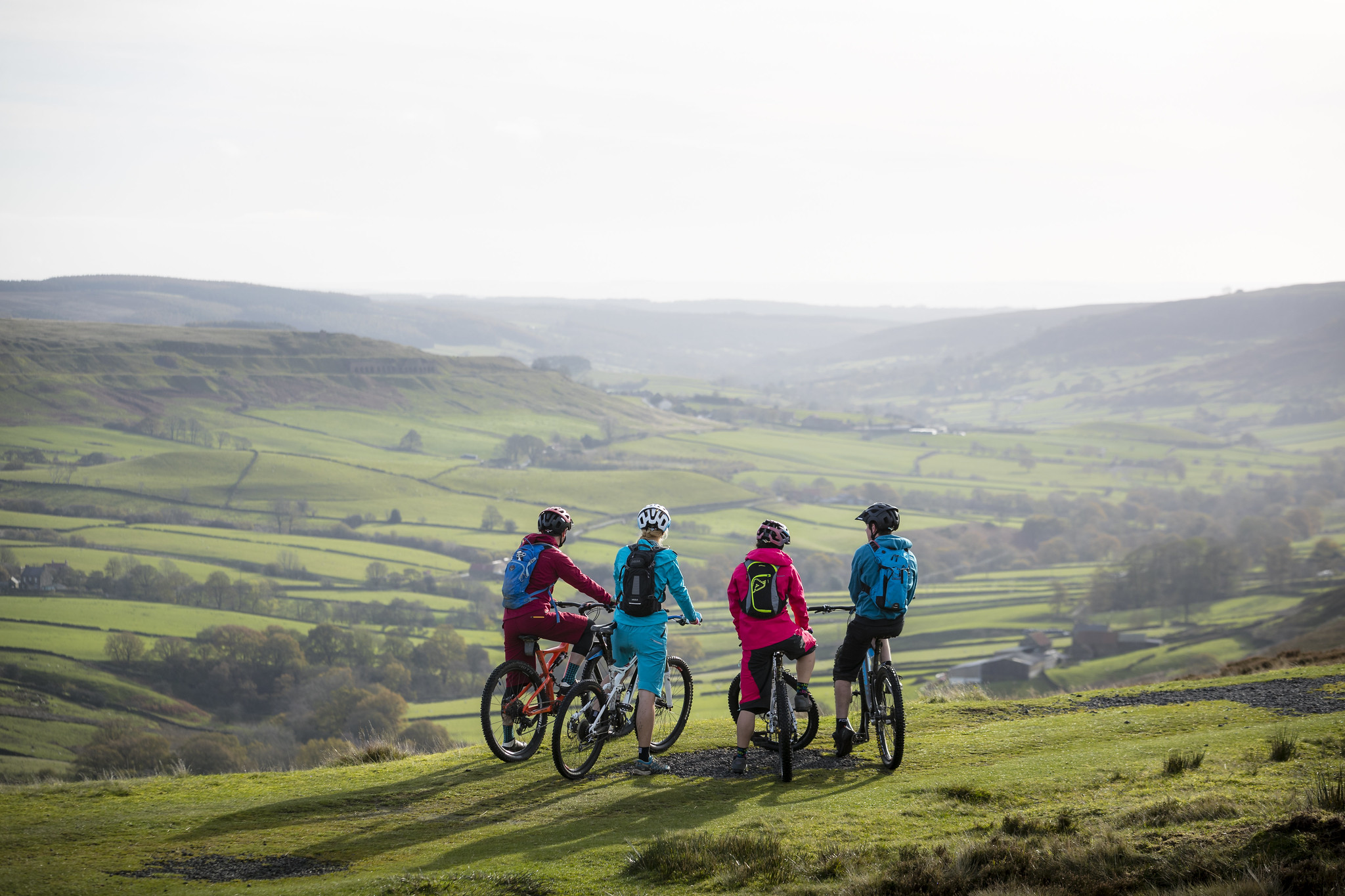 Mountain biking in the moors